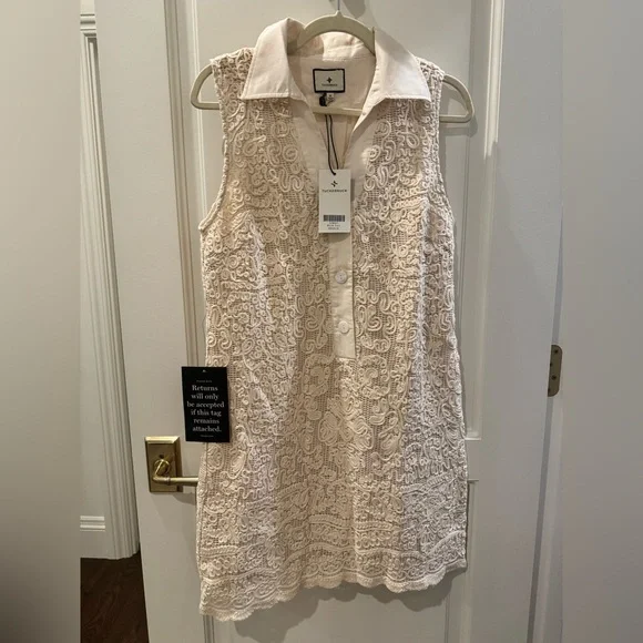 Tuckernuck Cream Lace Top - Picture 5 of 8